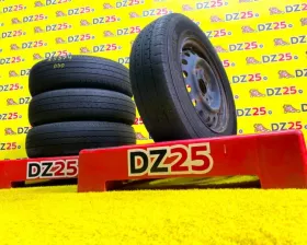 Колеса на дисках Nissan 4x114.3 c шинами Dunlop 165/80R14