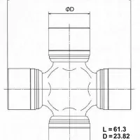 Крестовина карданного вала TOYO