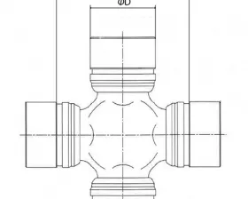 Крестовина карданного вала TOYO