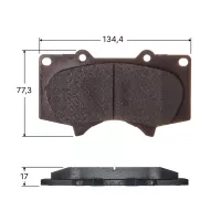 Колодки тормозные дисковые Avantech (противоскрипная пластина в компл.)