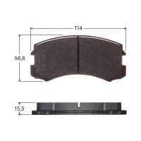 Колодки тормозные дисковые Avantech