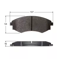 Колодки тормозные дисковые Avantech (противоскрипная пластина в компл.) Заменён на арт. AV069