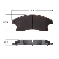 Колодки тормозные дисковые Avantech (противоскрипная пластина в компл.)