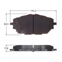 Колодки тормозные дисковые Avantech (противоскрипная пластина в компл.)