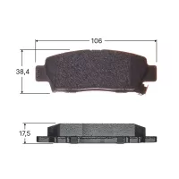 Колодки тормозные дисковые Avantech (противоскрипная пластина в компл.)