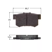 Колодки тормозные дисковые Avantech (противоскрипная пластина в компл.)