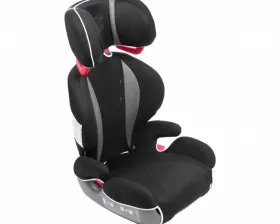 Кресло детское автомобильное Saratto Highback Junior Quattro, группа 2/3, черно-серое