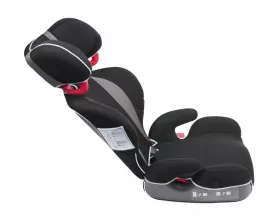 Кресло детское автомобильное Saratto Highback Junior Quattro, группа 2/3, черно-серое