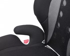 Кресло детское автомобильное Saratto Highback Junior Quattro, группа 2/3, черно-серое