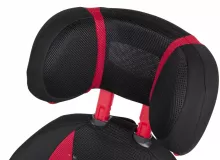 Кресло детское автомобильное Saratto Highback Junior Quattro, группа 2/3, черно-красное