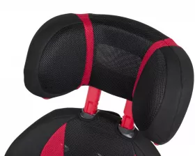 Кресло детское автомобильное Saratto Highback Junior Quattro, группа 2/3, черно-красное