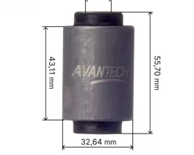Сайлентблок переднего нижнего рычага, передний металлический Avantech Замена для арт. ASB0211
