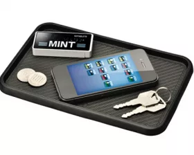 Коврик противоскользящий Carmate Non Slip Pad S, прямоугольный, с бортом, 128x203x10 мм, черный