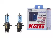 Лампа высокотемпературная Koito Whitebeam Premium H4 12V 60/55W (135/125W) 4500K (комплект 2 шт.)