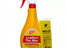 Полироль матовый (кож.,рез.,пласт.) Leather & Tire Wax Low Gloss, 500мл