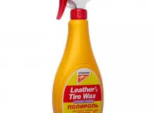 Полироль матовый (кож.,рез.,пласт.) Leather & Tire Wax Low Gloss, 500мл