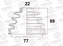 Пыльник привода Avantech