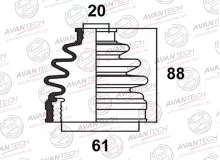 Пыльник привода Avantech