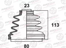Пыльник привода Avantech