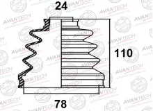 Пыльник привода Avantech