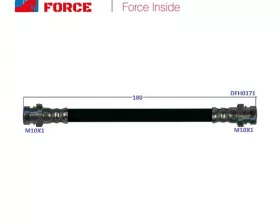 Шланг тормозной Double Force