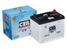 Аккумулятор CEIL JIS EFB-S95-D26R, 80Ah, 750A, 260x173x225, бортик