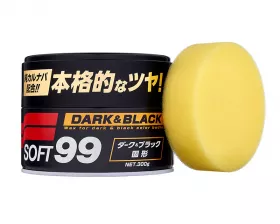 Полироль для кузова защитный Soft99 Soft Wax для темных, 300 гр
