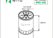 Фильтр масляный Nitto