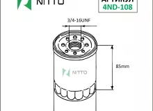 Фильтр масляный Nitto