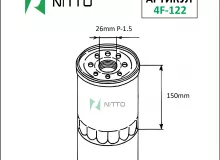 Фильтр масляный Nitto Фильтр масляный Nitto