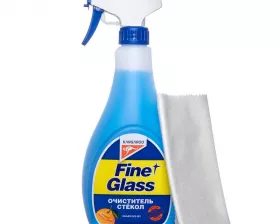 Fine glass - очиститель стекол ароматизированный (500ml), апельсин Fine glass - очиститель стекол ароматизированный (500ml), апельсин