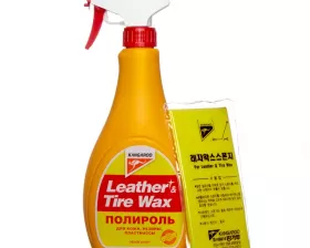 Полироль универсальный (кож.,рез.,пласт.) Leather & Tire Wax, 500мл