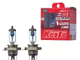 Лампа высокотемпературная Koito Whitebeam H4 12V 60/55W (100/90W) 3700K (комплект 2 шт.)