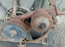 Вентилятор охлаждения радиатора DAEWOO BH113 1996 KL2UL D2366, передний