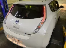 Вентилятор охлаждения радиатора NISSAN LEAF 2013/Цвет QAB 214813NK0A AZE0/ZE1 EM57, передний
