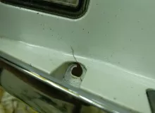 Накладка на дверь багажника INFINITI QX56 2004/Цвет Q11 908127S610 JA60 VK56DE, задняя