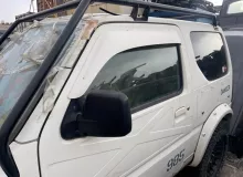 Дверь боковая SUZUKI JIMNY WIDE 1997/Цвет Z2A 6800281A11 JB33W G13B, передняя левая