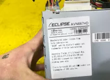 Магнитофон ECLIPSE AVN667HD 2007/ECLIPSE AVN667HD ECLIPSEAVN667HD NJ10 MR20DE, передний