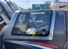 Стекло собачника DAIHATSU ROCKY/FEROZA 1994 F300S HDE, заднее правое