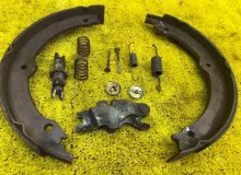 Механизм стояночного тормоза TOYOTA TUNDRA 2007/Цвет 202 USK51L/USK50L/USK52L/USK55L/USK56L/USK57L/GSK50/GSK51/GSK52/UCK50/UCK51/UCK52/UCK55/UCK56/UCK57/UPK50/UPK51/UPK52/UPK55/UPK56/UPK57 3URFE, задний левый