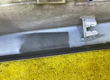 Накладка на порог HONDA FIT/SHUTTLE 2017/Цвет NH624P 71850T5B00 GK5/GP6/GP5/GP7/GP8/GK3/GK4/GK6/GK8/GK9 LEB, левая
