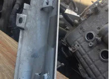 Накладка на порог HONDA FIT/SHUTTLE 2017/Цвет NH624P 71850T5B00 GK5/GP6/GP5/GP7/GP8/GK3/GK4/GK6/GK8/GK9 LEB, левая