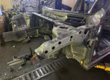 Лонжерон Mercedes-Benz GLA-CLASS 2014/Цвет 787 A2466200761 WDC156/X156/156.942 M270E16/270.910/270910, передний левый