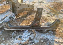 Порог кузова MAZDA CX-3 2015/Цвет 41W DK5FW/DK5AW/DK8AW/DK8AY/DK8FW/DK8FY/DKLAW/DKLAY/DKLFW/DKLFY/DKEAW/DKEFW S5DPTS, левый
