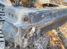 Порог кузова MAZDA CX-3 2015/Цвет 41W DK5FW/DK5AW/DK8AW/DK8AY/DK8FW/DK8FY/DKLAW/DKLAY/DKLFW/DKLFY/DKEAW/DKEFW S5DPTS, левый