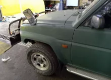 Зеркало заднего вида на крыло DAIHATSU ROCKY/FEROZA 1995/Цвет G12 F300S HDE, переднее левое