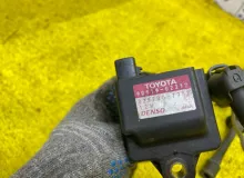 Катушка зажигания TOYOTA LAND CRUISER PRADO/HILUX SURF/4RUNNER/TACOMA/TUNDRA 2004 9091902212 VZJ120W/VZJ120/VZJ121W/VZJ121/VZJ125W/VZJ125/VZN210W/VZN210/VZN215W/VZN215 5VZFE, передняя