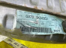 Глушитель JAGUAR XE 2010 GX735K243DJ X760 204PT/PT204, задний