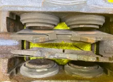 Суппорт TOYOTA FJ CRUISER/4RUNNER/HILUX SURF/FORTUNER 2006 4775035411 GSJ15W/GSJ10W/GGN50L/GGN60L/GRN210L/GRN215L/GRN215W/UZN210L/UZN215L/TRN215W/RZN215 2UZFE, передний левый