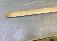 Накладка на дверь LEXUS GX470 2006 7574260210 UZJ120L 2UZFE, задняя левая
